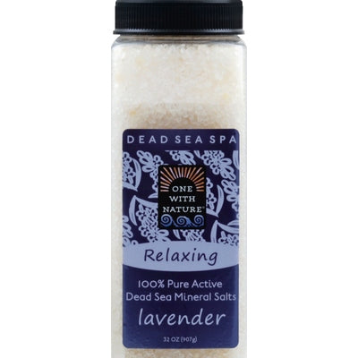 One With Nature Mineral Salts Dead Sea Lavender 1/32 OZ [UNFI-CARLISLE #0127803]