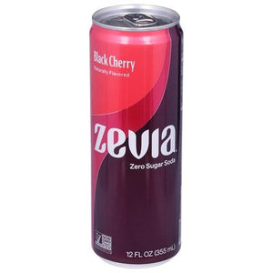 Zevia Soda Zero Sugar Black Cherry 12/12 OZ [UNFI #2819274] [ebt] D
