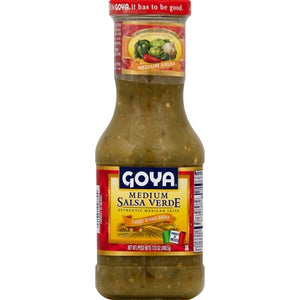 Goya Salsa Verde Medium 12/17.6 OZ [UNFI #0982918] [ebt]