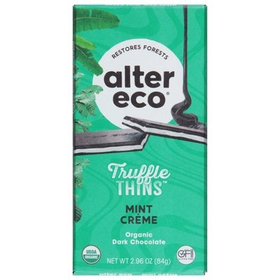 Alter Eco Dark Chocolate Truffle Thins Organic 12/2.96 OZ [UNFI-CARLISLE #2801678] [ebt]