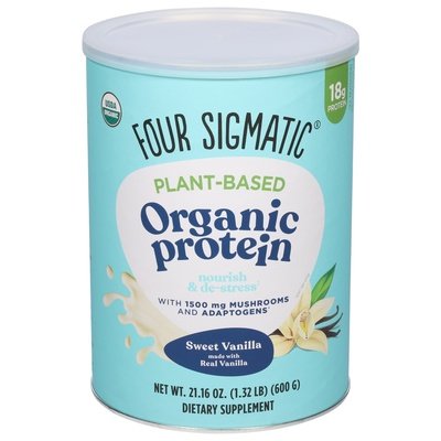 Four Sigmatic Organic Protein Plant-Based Sweet Vanilla 1/21.16 OZ [UNFI-CARLISLE #2654820]