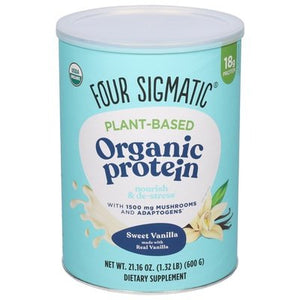 Four Sigmatic Organic Protein Plant-Based Sweet Vanilla 1/21.16 OZ [UNFI-CARLISLE #2654820]