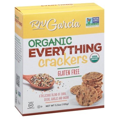 R W Garcia Crackers Gluten Free Organic Everything 6/5.5 OZ [UNFI #2678738] [ebt]