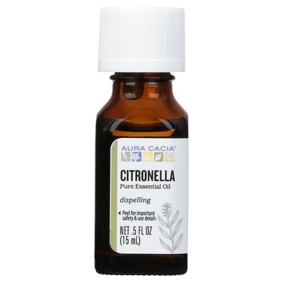 Aura Cacia Pure Essential Oil Citronella 1/.5 OZ [UNFI-CARLISLE #713784]
