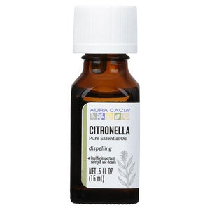 Aura Cacia Pure Essential Oil Citronella 1/.5 OZ [UNFI-CARLISLE #713784]