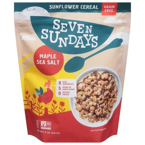 Seven Sundays Sunflower Cereal Grain Free Maple Sea Salt 6/8 OZ [UNFI #2843407] [ebt]