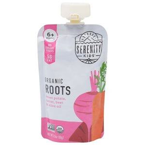Serenity Kids Roots Organic 6+ Months 6/3.5 OZ [UNFI-CARLISLE #2367290] [ebt]