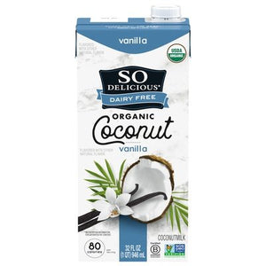 So Delicious Coconutmilk Organic Vanilla 12/32 OZ [UNFI #337097] [ebt]