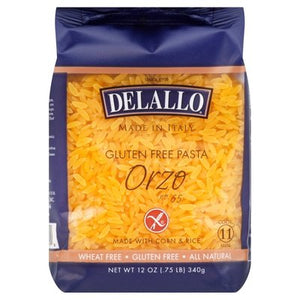 Delallo Orzo Gluten Free No. 65 12/12 OZ [UNFI #1173343] [ebt]