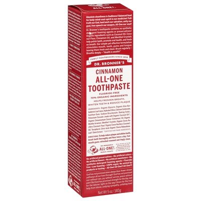 Dr Bronners Toothpaste All-One Cinnamon 1/5 OZ [UNFI-CARLISLE #1649185]