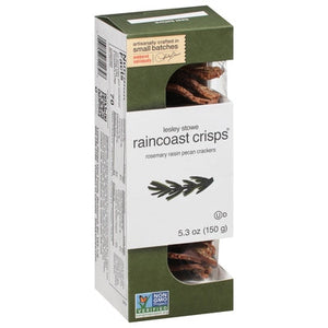 Lesley Stowe Crackers Rosemary Raisin Pecan 12/5.3 OZ [UNFI #2028967] [ebt]