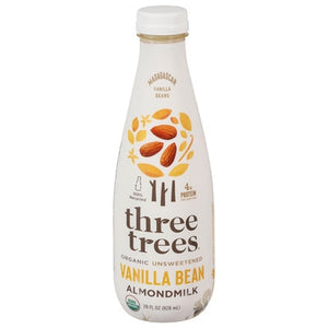 Three Trees Almondmilk Organic Vanilla Bean Unsweetened 6/28 OZ [UNFI #2361426] [ebt]