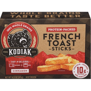 Kodiak Cakes French Toast Sticks Protein-Packed Cinnamon 6/14.5 OZ [UNFI #03057205] [ebt]