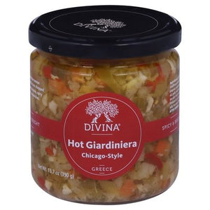 Divina Giardiniera Chicago-Style Hot 6/13.7 OZ [UNFI #2957843] [ebt]