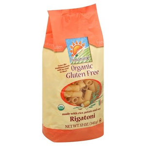 Bionaturae Rigatoni Organic Gluten Free 12/12 OZ [UNFI #2585297] [ebt]