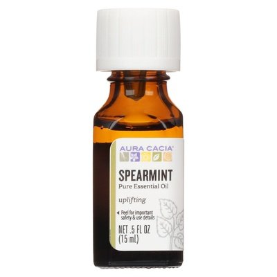 Aura Cacia Pure Essential Oil Spearmint Uplifting 1/.5 OZ [UNFI-CARLISLE #620781]