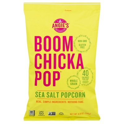 Angies Popcorn Sea Salt 12/4.8 OZ [UNFI #1585157] [ebt]