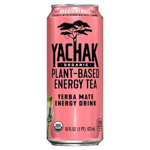 Yachak Organic Yerba Mate Energy Drink Yerba Mate Passion Fruit 12/16 OZ [UNFI #2752301] [ebt]