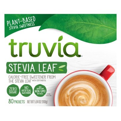 Truvia Sweetener Calorie-Free Stevia Leaf Plant-Based 12/80 CT [UNFI #2272953] [ebt]