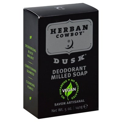 Herban Cowboy Deodorant Milled Soap 1/5 OZ [UNFI-CARLISLE #842013]