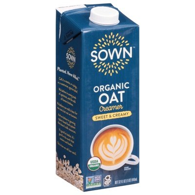 Sown Oat Creamer Organic Sweet & Creamy 6/32 OZ [UNFI #2686517] [ebt]