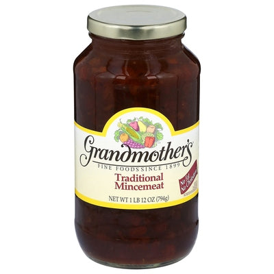 Grandmothers Mincemeat Traditional 12/28 OZ [UNFI #0983379] [ebt]