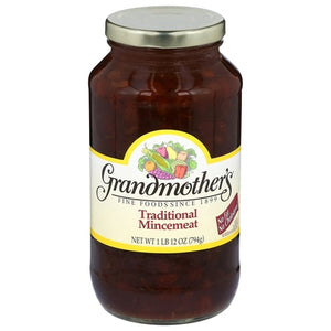 Grandmothers Mincemeat Traditional 12/28 OZ [UNFI #0983379] [ebt]