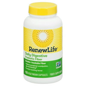 Renew Life Daily Digestive Prebiotic Fiber Capsules 1/150 CT [UNFI-CARLISLE #2567832]