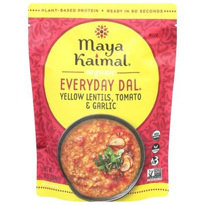 Maya Kaimal Everyday Dal Yellow Lentils Tomato & Garlic Mild 6/10 OZ [UNFI #2887313] [ebt]