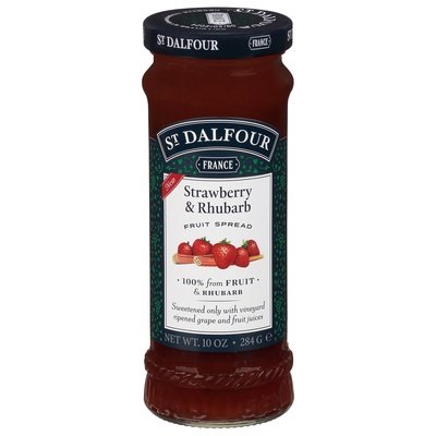 St Dalfour Fruit Spread Strawberry & Rhubarb 6/10 OZ [UNFI #2835429] [ebt]