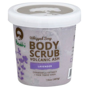 Bodhi Body Scrub Volcanic Ash Lavender Whipped Soap 1/14 OZ [UNFI-CARLISLE #2250058]