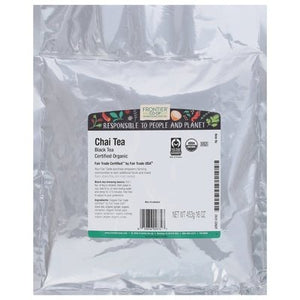 Frontier Nat Prod Co-Op Chai Tea Black 1LB [UNFI-CARLISLE #551739] [ebt]