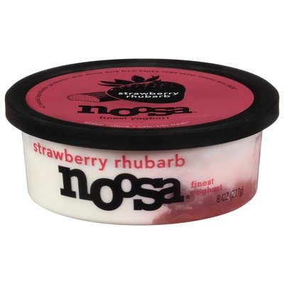 Noosa Finest Yoghurt Strawberry Rhubarb 12/8 OZ [UNFI #1090851] [ebt]