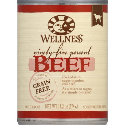 Wellness Food For Dogs Beef 12/13.2 OZ [UNFI #0375543]