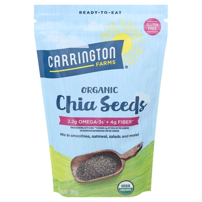 Carrington Farms Chia Seeds Organic 6/14 OZ [UNFI #01968395] [ebt]