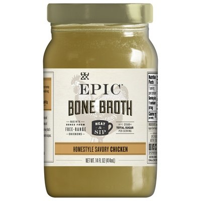 Epic Bone Broth Homestyle Savory Chicken 6/14 OZ [UNFI #2120772] [ebt]