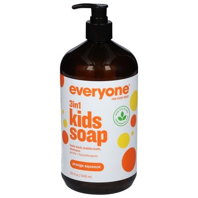 Everyone Kids Soap 3 In1 Orange Squeeze 1/32 OZ [UNFI-CARLISLE #1156686]