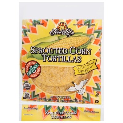 Food For Life Tortillas Sprouted Corn 12/10 OZ [UNFI #763151] [ebt]