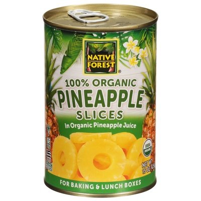 Native Forest Pineapple Slices 100% Organic 6/15 OZ [UNFI #0544676] [ebt]