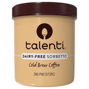 Talenti Gelato E Sorbetto Sorbetto Dairy-Free Cold Brew Coffee 8/16 OZ [UNFI #2199248] [ebt]
