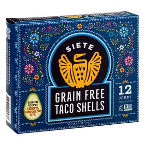 Siete Taco Shells Grain Free 12/5.5 OZ [UNFI #2393056] [ebt]