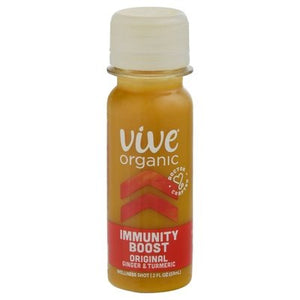 Vive Organic Wellness Shot Original Ginger & Turmeric Immunity Boost 12/2 OZ [UNFI #2069276] [ebt]