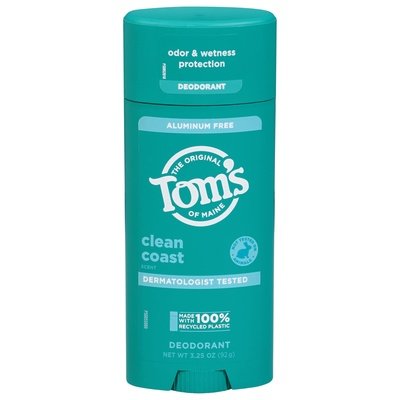 Toms Of Maine Deodorant Clean Coast Scent Aluminum Free 1/3.25 OZ [UNFI-CARLISLE #3037710]