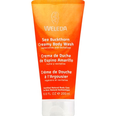 Weleda Body Wash Creamy Sea Buckthorn 1/6.8 OZ [UNFI-CARLISLE #1106186]