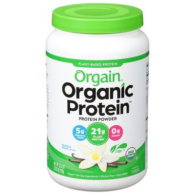 Orgain Protein Powder Vanilla Bean Flavored 1/2.03 LB [UNFI-CARLISLE #1583855]