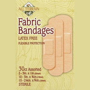 All Terrain Bandages Fabric Assorted 1/30 CT [UNFI-CARLISLE #620104]