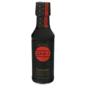 San-J Brewed Soy Sauce Tamari 6/10 OZ [UNFI #185629] [ebt]