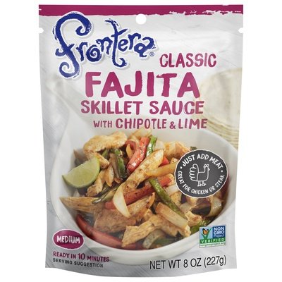 Frontera Skillet Sauce With Chipotle & Lime Fajita Classic Medium 6/8 OZ [UNFI #504381] [ebt]