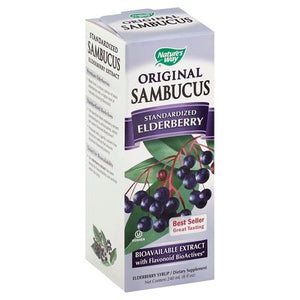 Natures Way Sambucus Original Standardized Elderberry Syrup Berry Flavor 1/8.0 OZ [UNFI-CARLISLE #678458]