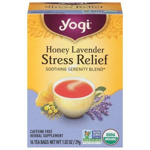 Yogi Tea Honey Lavender Stress Relief Tea Bags 6/16 BAG [UNFI #1118850] [ebt]